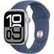 Apple Watch Series 10（GPS + Cellularモデル）- 42mmシルバーアルミニウムケースとデニムスポーツバンド - S/M MWX33J/A