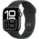 Apple Watch Series 10（GPS + Cellularモデル）- 42mmジェットブラックアルミニウムケースとブラックスポーツバンド - S/M MWX63J/A