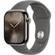 Apple Watch Series 10（GPS + Cellularモデル）- 42mmナチュラルチタニウムケースとストーングレイスポーツバンド - M/L MWXE3J/A