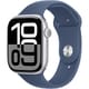Apple Watch Series 10（GPS + Cellularモデル）- 46mmシルバーアルミニウムケースとデニムスポーツバンド - S/M MWY03J/A