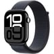 Apple Watch Series 10（GPS + Cellularモデル）- 46mmジェットブラックアルミニウムケースとインクスポーツループ MWY53J/A