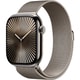 Apple Watch Series 10（GPS + Cellularモデル）- 46mmナチュラルチタニウムケースとナチュラルミラネーゼループ - M/L MWYC3J/A