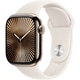 Apple Watch Series 10（GPS + Cellularモデル）- 42mmゴールドチタニウムケースとスターライトスポーツバンド - M/L MX073J/A