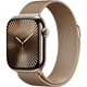 Apple Watch Series 10（GPS + Cellularモデル）- 42mmゴールドチタニウムケースとゴールドミラネーゼループ MX083J/A