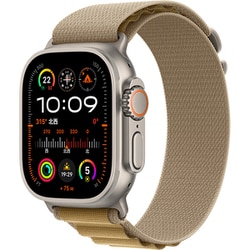 Apple Watch Ultra 2（GPS + Cellularモデル）- 49mmナチュラルチタニウムケースとタンアルパインループ - M MX4F3J/A