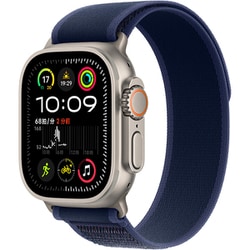 Apple Watch Ultra 2（GPS + Cellularモデル）- 49mmナチュラルチタニウムケースとブルートレイルループ - M/L MX4L3J/A