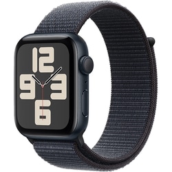 Apple Watch SE 第2世代 （GPSモデル）- 44mmミッドナイトアルミニウムケースとインクスポーツループ MXEP3J/A