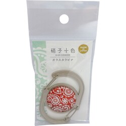 KA10345PAISLEY カラビナ レッド [日本製カラビナ]