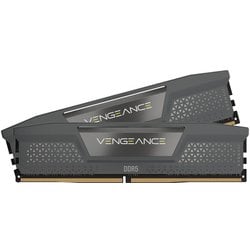 DDR5 6400MT/s 32GB（16GBx2） UDIMM 32-40-40-84 XMP 3.0 ＆ AMD EXPO VENGEANCE DDR5 Grey 1.40V CMK32GX5M2B6400Z32