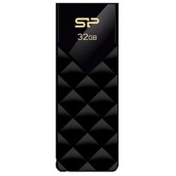 USBメモリ スライド式 B03 32GB ブラック SP032GBUF3B03V1K
