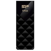 USBメモリ スライド式 B03 64GB ブラック SP064GBUF3B03V1K