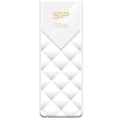 USBメモリ スライド式 B03 32GB ホワイト SP032GBUF3B03V1W