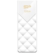 USBメモリ スライド式 B03 128GB ホワイト SP128GBUF3B03V1W