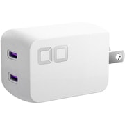 急速充電器 Novaport DUOII 45W2C USB PD 3.0(パワーデリバリー3.0)対応 45W USB-C×2 PPS対応 GaN搭載 折りたたみ式プラグ ホワイト CIO-G45W2C-N2-WH