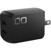 USB急速充電器 Novaport DUO II USB PD(パワーデリバリー)対応 67W USB-C×2 折りたたみ式プラグ採用 シボ加工 フルフラットデザイン ブラック CIO-G67W2C-N2-BK