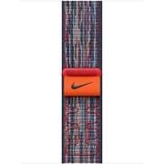 MXU03FE/A [42mmケース用 ブルー/レッド Nikeスポーツループ]