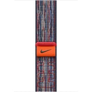 MXU43FE/A [46mmケース用 ブルー/レッド Nikeスポーツループ]