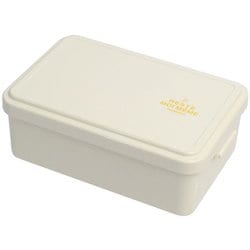 ユニモア スクエアランチ1段 600ml ホワイト 405402