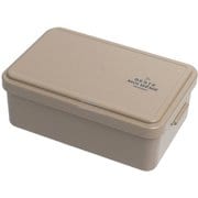 ユニモア スクエアランチ1段 600ml ベージュ 405419