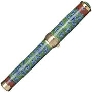 有田焼万年筆 緑彩唐草 金メッキ 太字 受注生産品 102552600