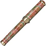 有田焼万年筆 赤濃菊絵 金メッキ 細字 受注生産品 102554200
