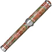 有田焼万年筆 赤濃菊絵 ロジウムメッキ 細字 受注生産品 102555200