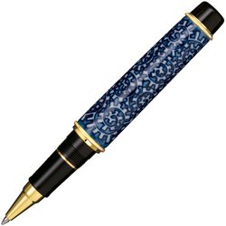有田焼ボールペン （源右衛門） 染付章魚唐草濃 受注生産品 162081601