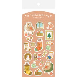 ヨドバシ.com - 古川紙工 限定 箔押しシールシート あみものくま