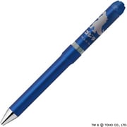 【限定】回転式多機能ペン シャーボNu(ニュー) ボール径:0.7mm インク色:2色(黒・赤) シャープペン芯径:0.5mm 本体色:ゴジラ ネイビー トップインシャープ機構搭載 SB35-GZ24-NV