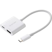 MPA-CHDMIPDSMWH [USB-C to HDMI 変換 アダプタ 4K 60Hz 耐断線 シリコンメッシュ USB充電ポート付 ホワイト]