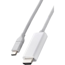 MPA-CHDMISM10WH [USB-C to HDMI 変換 ケーブル 1m 4K 60Hz 耐断線 シリコンメッシュ ホワイト]
