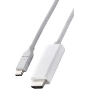 MPA-CHDMISM10WH [USB-C to HDMI 変換 ケーブル 1m 4K 60Hz 耐断線 シリコンメッシュ ホワイト]