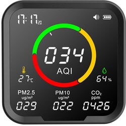 AQI空気質モニター PTH-9A