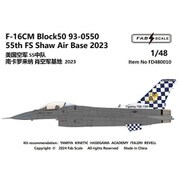 FABD48010 1/48 デカール 米空軍 F-16CM ブロック50 第55戦闘飛行隊 ショー空軍基地 2023年 [プラモデル用品]