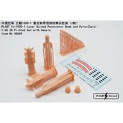 FAB48069 1/48 中国空軍用YJ-1000-1レーザー誘導貫通爆弾＆パイロン 2個入 [プラモデル用パーツ]
