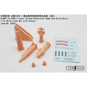 FAB72035 1/72 中国空軍用YJ-1000-1レーザー誘導貫通爆弾＆パイロン 2個入 [プラモデル用パーツ]