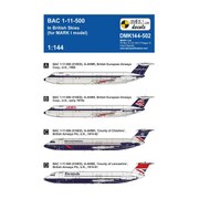 MKMDMK144502 1/144 BAC 1-11-500 “イギリス上空” デカール （マーク1用） [プラモデル用品]