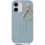 LBLBEWPHCIP2461 [iPhone 16用 Slim Wrap Case with Heart Charm Light Blue]
