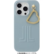 LBLBEWPHCIP2463P [iPhone 16 Pro用 Slim Wrap Case with Heart Charm Light Blue]