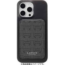 LCBLKWPCWIP2469 [iPhone 16 Pro Max用 Wrap Case with MagSafe Card Wallet Black]