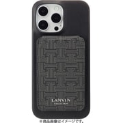 LCBLKWPCWIP2469 [iPhone 16 Pro Max用 Wrap Case with MagSafe Card Wallet Black]