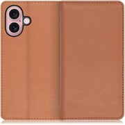 WORK10IP-BN-IP16 [iPhone 16 用 本革スマホケース/スタンド機能＆カードポケット付き ブラウン]