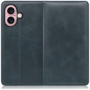 WORK14IP-TG-IP16 [iPhone 16 用 本革スマホケース/スタンド機能＆カードポケット付き テールグリーン]