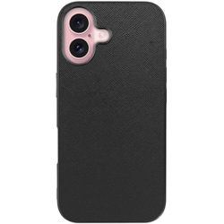 WORK24IP-BK-IP16 [iPhone 16 用 PUレザースマホケース/ストラップホール付き ブラック]