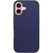 WORK24IP-NY-IP16 [iPhone 16 用 PUレザースマホケース/ストラップホール付き ネイビー]