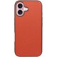 WORK24IP-OG-IP16 [iPhone 16 用 PUレザースマホケース/ストラップホール付き オレンジ]