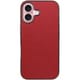 WORK24IP-RD-IP16 [iPhone 16 用 PUレザースマホケース/ストラップホール付き レッド]