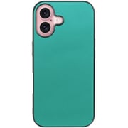 WORK24IP-TQ-IP16 [iPhone 16 用 レザースマホケース/ストラップホール付き ターコイズ]