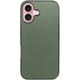 WORK25IP-DG-IP16 [iPhone 16 用 本革スマホケース/ストラップホール付き ダルグリーン]