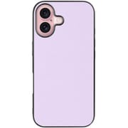 WORK25IP-PL-IP16 [iPhone 16 用 本革スマホケース/ストラップホール付き ラベンダー]